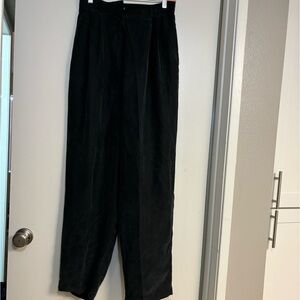 Rafaella Vintage 100% silk black silk trousers pants Size: Medium